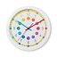 Hama Sal Children''''s Wall Clock No Ticking, for Children''''s Rooms Analogue Color
