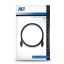 ACT SPDIF Toslink M/M Optical cabel 1,2m Black