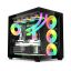 Keep Out XC-800 PRO RGB Tempered Glass Black