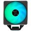 Processzor hűtő APNX AP1 ARGB PWM 12cm Fekete
