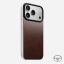 Nomad Magnetic Leather (Horween) Magsafe case for iPhone 17 Pro Rustic Brown