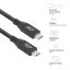ACT USB-C to USB-C cable 1m Black