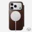 Nomad Modern Leather Folio (Horween) for iPhone 18 Pro/17 Pro Rustic Brown