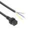 ACT Powercord C19 IEC Lock - open end 3m Black