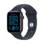 Apple Watch SE3 v2 GPS 44mm Midnight Aluminium Case with Navy Blue Sport Band - M/L