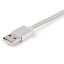 Startech USB Multi Charging USB-A to Micro-USB or USB-C or Lightning 1m White