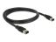 DeLock FireWire cable 6 pin male > 6 pin male 1m Black