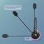 Logilink Wireless mono headset flexible microphone BT 6.0 USB-C Black
