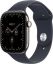Apple Watch S12 GPS + Cellular 42mm Natural Titanium Case with Navy Blue Sport Band S/M
