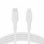 Belkin BOOST CHARGE Silicone cable USB-C to Lightning - 2M - White