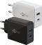 USB hálózati gyorstöltő 1xQC 3.0 (12W) + 1xUSB-C 3.1 (30W) fehér GOOBAY(61674)