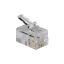 ACT RJ10 (4P/4C) modulaire connector for flat cable