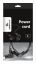 Gembird PC-184L Power cord (C7), angled connectors 1m Black
