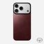 Nomad Magnetic Leather Back (Horween) for iPhone 18 Pro/17 Pro Burgundy