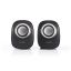 Nedis CSPR10020BK 2.0 Speaker Black