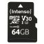 Intenso 64GB microSDXC Professional Class 10 U3 V30 + adapterrel