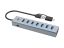Conceptronic  HUBBIES21GP 7-Port USB 3.0 Hub with Power Adapter Grey