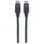 Manhattan 4K@60Hz DisplayPort 1.2 male/male Cable 10m Black