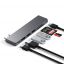 Satechi PRO HUB SLIM (1xUSB4,1xHDMI,2xUSB-A,SD/MicroSD,UHS-I up to 104MB/s, SD/SDHC/SDXC up to 2TB,1xUSB-C) - Space Grey