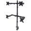 Manhattan Universal Four Monitor Mount with Double-Link Swing Arms