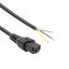 ACT Powercord C13 IEC Lock open end 3m Black