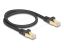 DeLock CAT6A S-FTP Patch Cable 0,5m Black