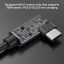 Unitek PD 100W USB-C Cable Dual 90 Degree 1m Black