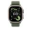 Apple 49mm Trail Loop S/M Natural Titanium Finish Green/Neon