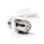 Logilink TV/SAT keystone coupler F-Type/F to F-Type/F White