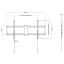 TECHLY  Fixed Wall Mount Bracket LED TV LCD 43-90