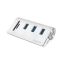 Logilink USB 3.0 hub 3-port with card reader for SD/microSD aluminum casing
