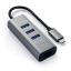 Satechi Type-C 2 in 1 USB HUB with Ethernet Space Grey