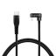 Logilink USB 2.0 Type-C cable C/M 180° to USB-C/M alu 2m Black