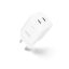 Dicota 2-port GaN Wall Charger (100W) White