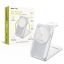 Mobile Origin 3in1 Foldable Qi2 Charger PW8 Silver