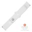 FIXED Silicone Sporty Strap Set with Quick Release 22mm for smartwatch White