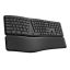 Trust Keyra Ergonomic multidevice Wireless Keyboard Black US