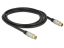 DeLock Antenna Cable IEC Plug > IEC Jack RG-6/U quad shield Premium 2m Black