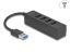 DeLock 4-portos USB3.0 HUB Black