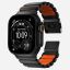 Nomad Stratos Band FKM for AW 45/46/49mm Black Titanium Ultra Orange