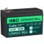 Green Cell LFPGC12V10AH CUBE Akkumulátor LiFePO4 10Ah 12.8V 128Wh Lítium-vas-foszfát hoz vészvilágítás és áramellátás, riasztóközpontok