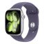 Apple Watch S11 GPS 46mm Silver Aluminium Case with Purple Fog Sport Band - M/L