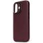 Decoded Leather Backcover for iPhone 17 Dark Ruby