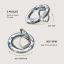 Burga Magnetic Ring Holder Silver Sobremesa