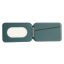 Dviced Leather magsafe foldable cardholder Blue