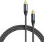 Vention Toslink optical audio cable braided 10m Black