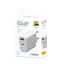 Platinet Wall Charger 30W USB Type C PD3.0+USB2.4A White