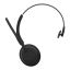 Jabra Evolve3 45 MS Mono Link 390c Wireless Bluetooth Headset + Stand Black