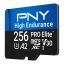 PNY 256GB microSDXC Pro Elite High Endurance Class 10 U3 V30 A2 + adapterrel