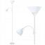 Platinet Floor Lamp E27+E14 White